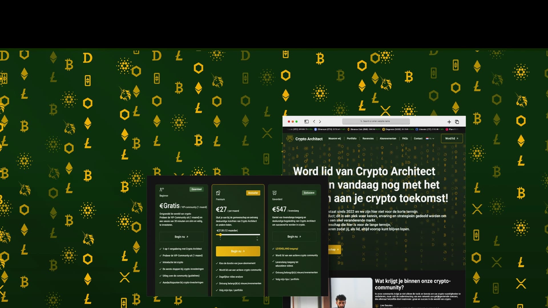 Crypto Architect - Exclusive crypto network