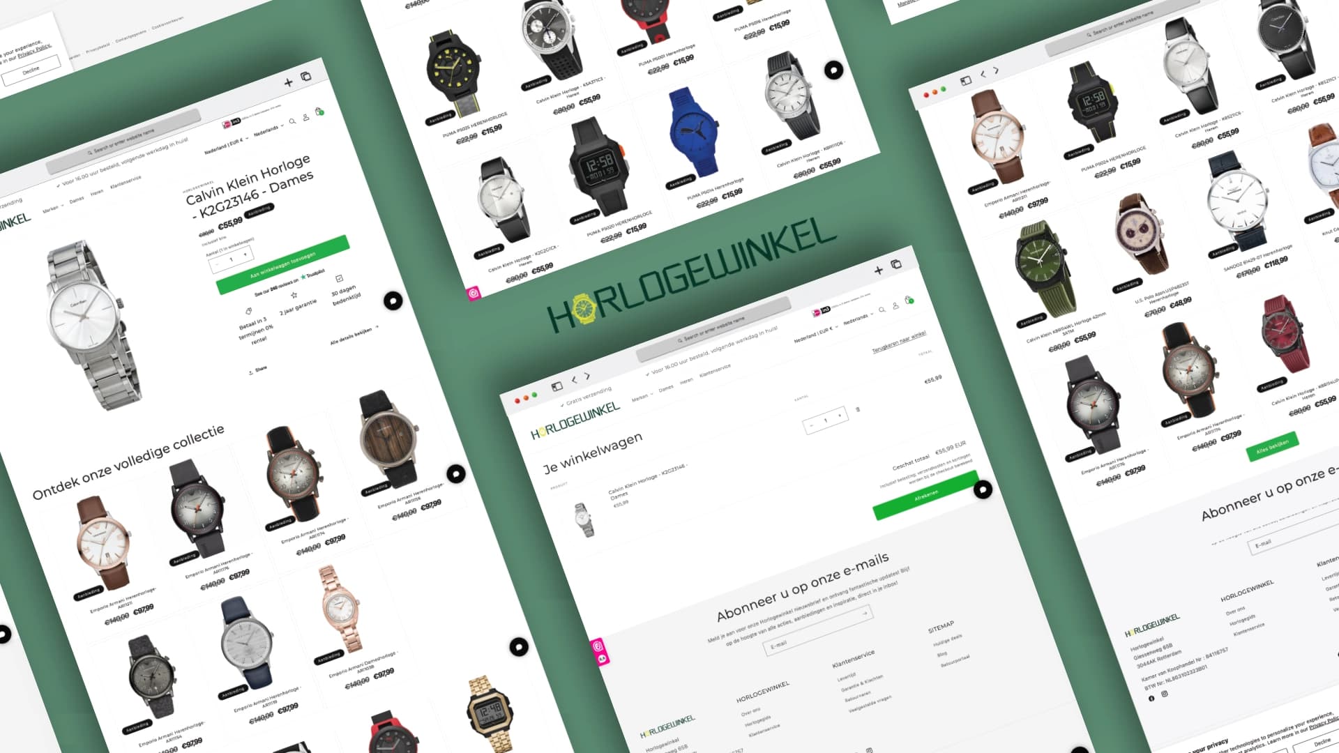 Horlogewinkel - Horloges van A merk kwaliteit