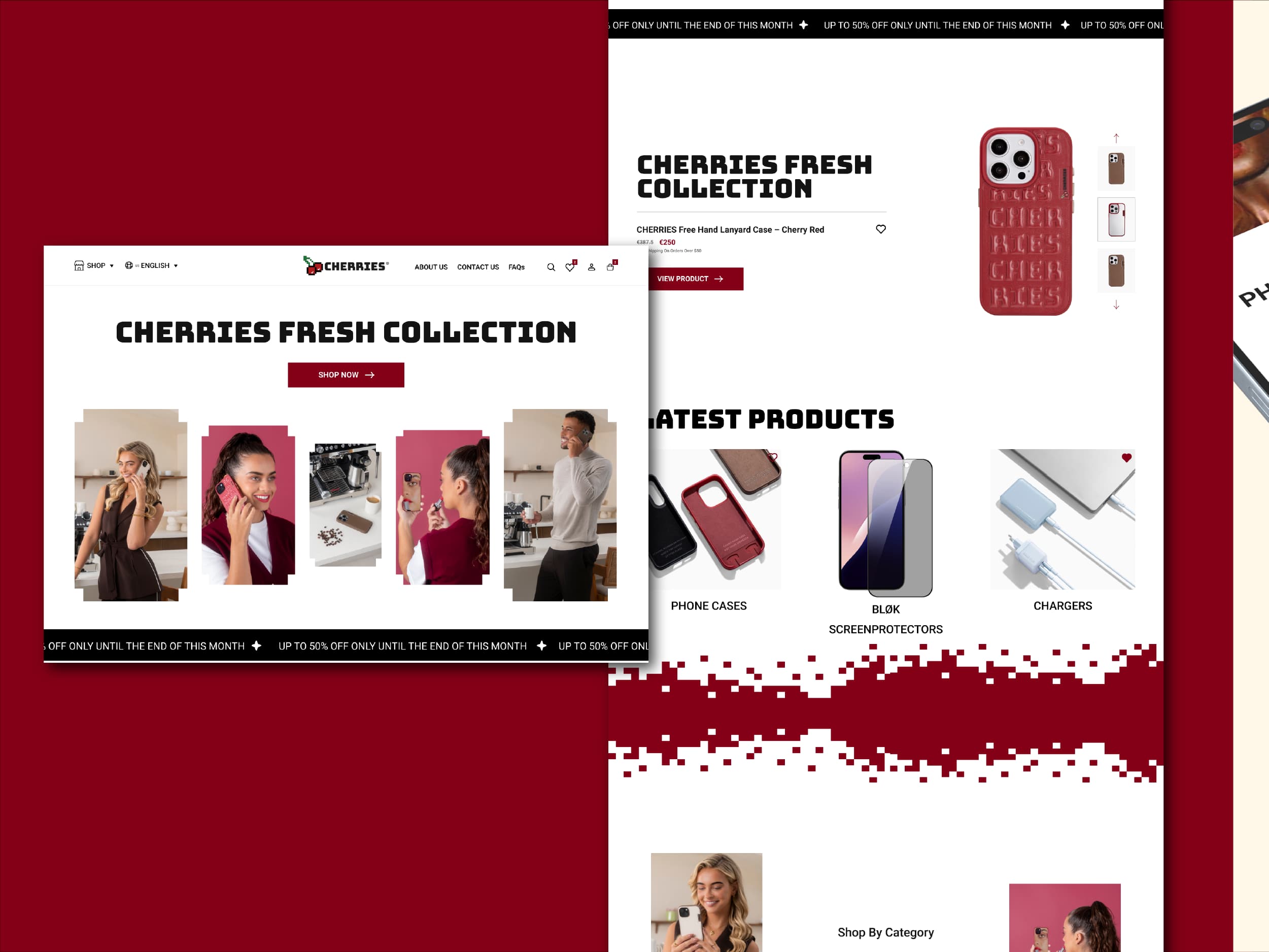 Cherries – Trendy & Speelse Telefoonaccessoires
