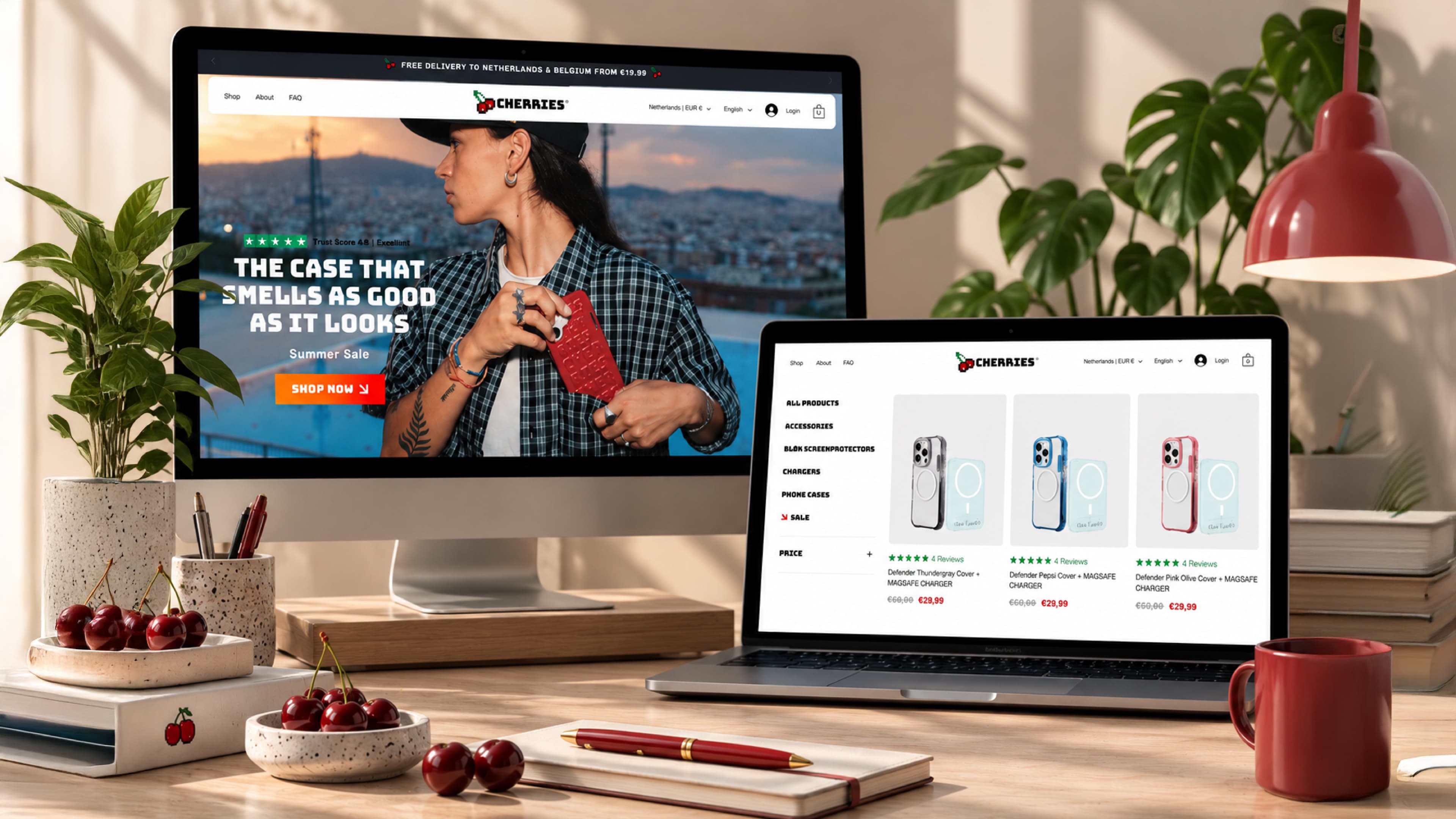 Cherries – Trendy & Speelse Telefoonaccessoires