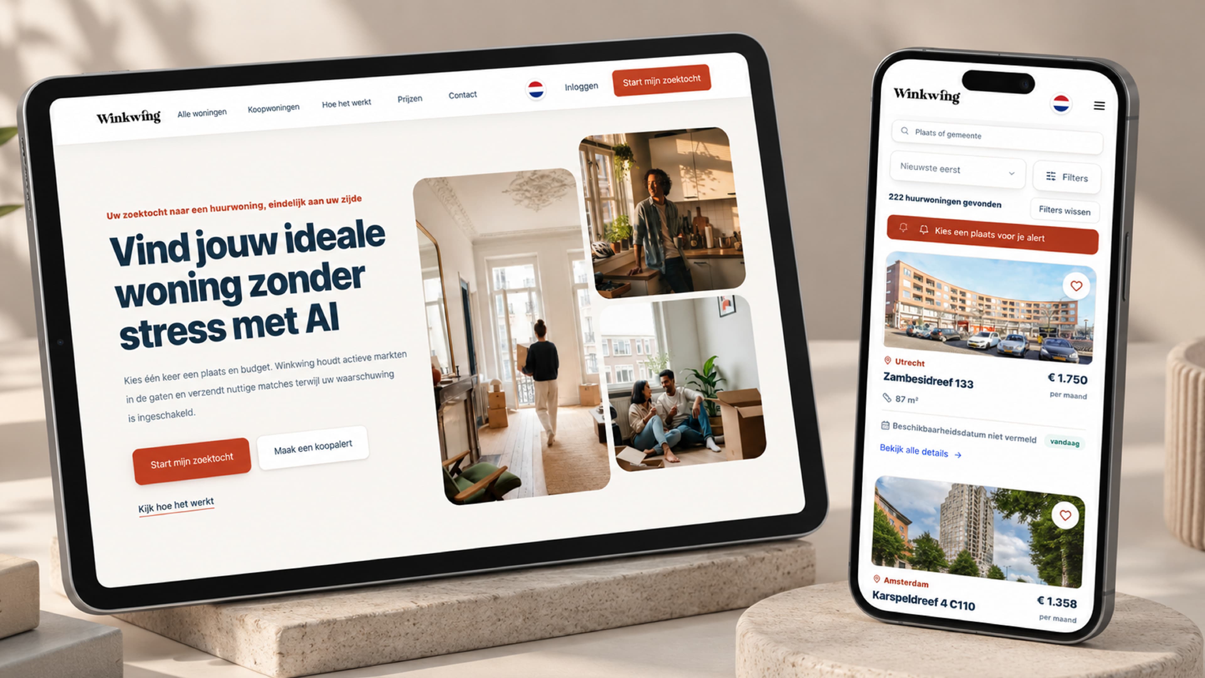 WinkWing - Vind jouw ideale woning zonder stress met AI