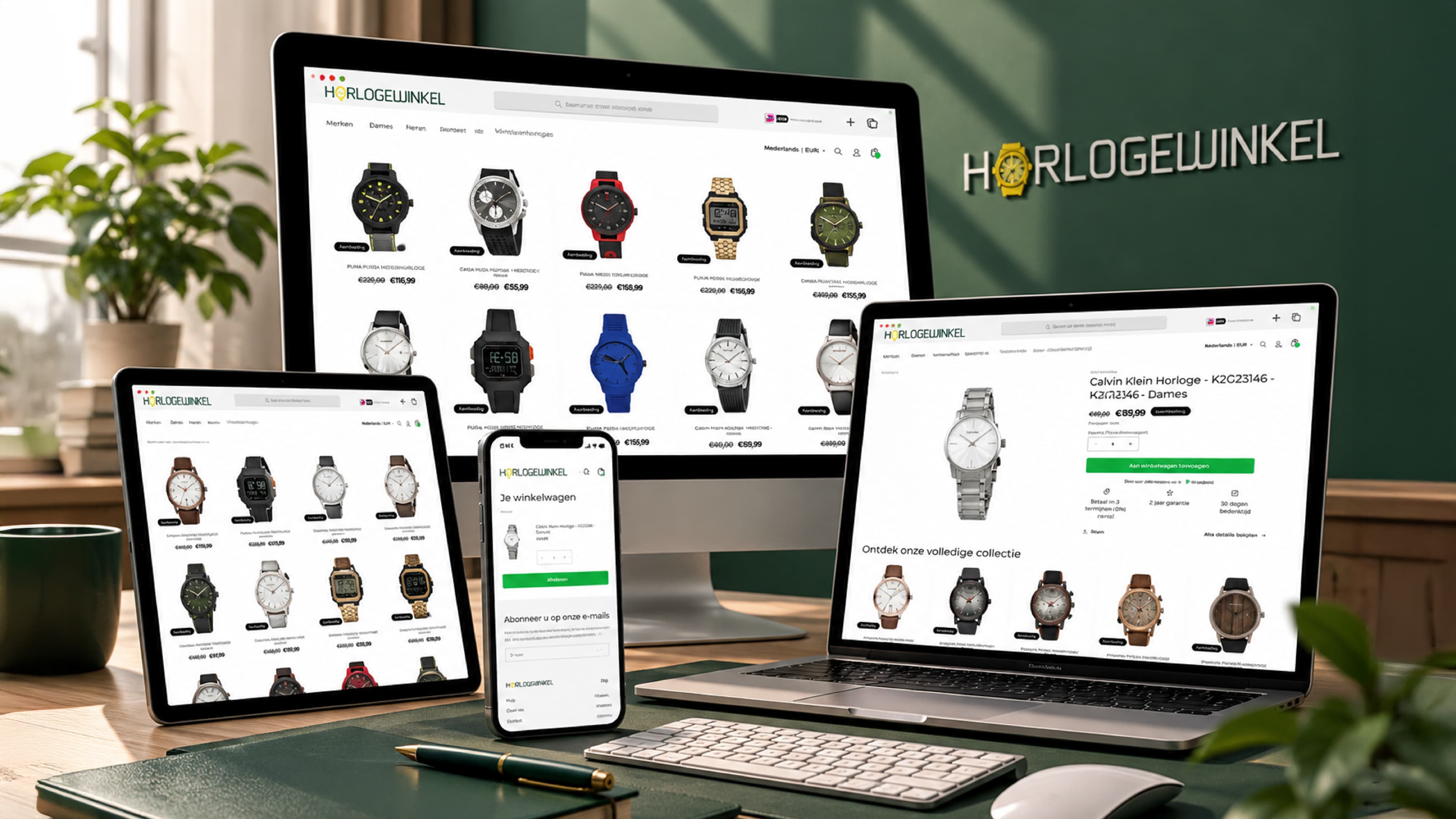 Horlogewinkel - Horloges van A merk kwaliteit